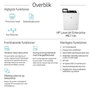 HP LaserJet Enterprise M611dn - Imprimante Laser Noire Réseau, 65 ppm, A4, 1200 x 1200 dpi, 512 Mo, JetIntelligence