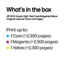 HP 201X CF253XM Pack de 3 Cartouches de Toner (Cyan, Magenta, Jaune) haute capacité