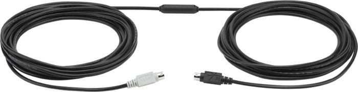 Logitech - Câble d'extension Mini-DIN-6 M/M, 10 mètres, conforme RoHS, pour installation de salle de conférence