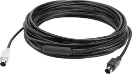 Logitech - Câble d'extension Mini-DIN-6 M/M, 10 mètres, conforme RoHS, pour installation de salle de conférence