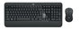 Logitech MK540 Advanced - Clavier et souris sans fil avec récepteur Unifying - Clavier et souris sans fil ergonomiques et silencieux - Version pour l'Allemagne