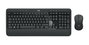 Logitech MK540 Advanced - Clavier et souris sans fil avec récepteur Unifying - Clavier et souris sans fil ergonomiques et silencieux - Version pour l'Allemagne