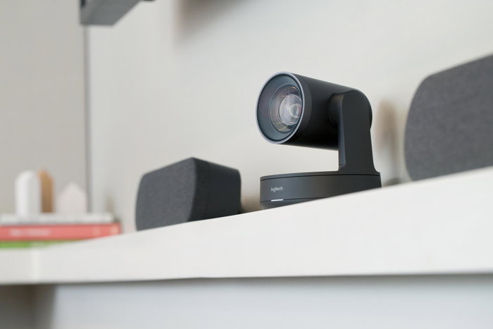 Logitech Rally, Caméra Web 4K UHD, Zoom HD 15x, Noir