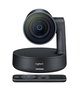 Logitech Rally, Caméra Web 4K UHD, Zoom HD 15x, Noir