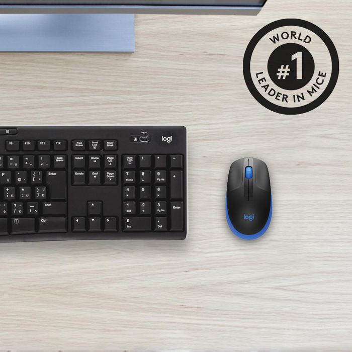 Logitech M190 Souris sans fil ergonomique pour PC, 1000 DPI, autonomie 18 mois, connexion jusqu'à 10 m, avec récepteur USB, pile AA incluse Logitech M190 Souris sans fil ergonomique pour PC, 1000 DPI, autonomie 18 mois, connexion jusqu'à 10 m, avec récepteur USB, pile AA incluse