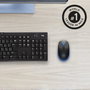 Logitech M190 Souris sans fil ergonomique pour PC, 1000 DPI, autonomie 18 mois, connexion jusqu'à 10 m, avec récepteur USB, pile AA incluse