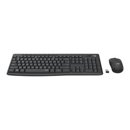 Logitech MK295 Combo clavier et souris sans fil Noir Gris Graphite portugais