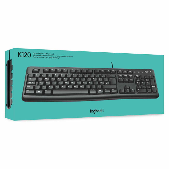 Logitech K120 Keyboard for Business Noir QWERTY