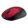 Logitech M235 Souris sans fil optique, compacte et ergonomique, autonomie 1 an, roulette de défilement, rouge