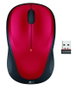 Logitech M235 Souris Sans Fil Rouge avec Récepteur RF USB Unifying - Autonomie de 1 an, Garantie 3 Ans