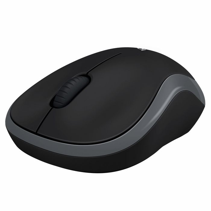Logitech M185 Souris Sans Fil USB - Noir avec Rétroéclairage - Autonomie de 1 An - Compacte et Ambidextre pour Ordinateur Portable et PC