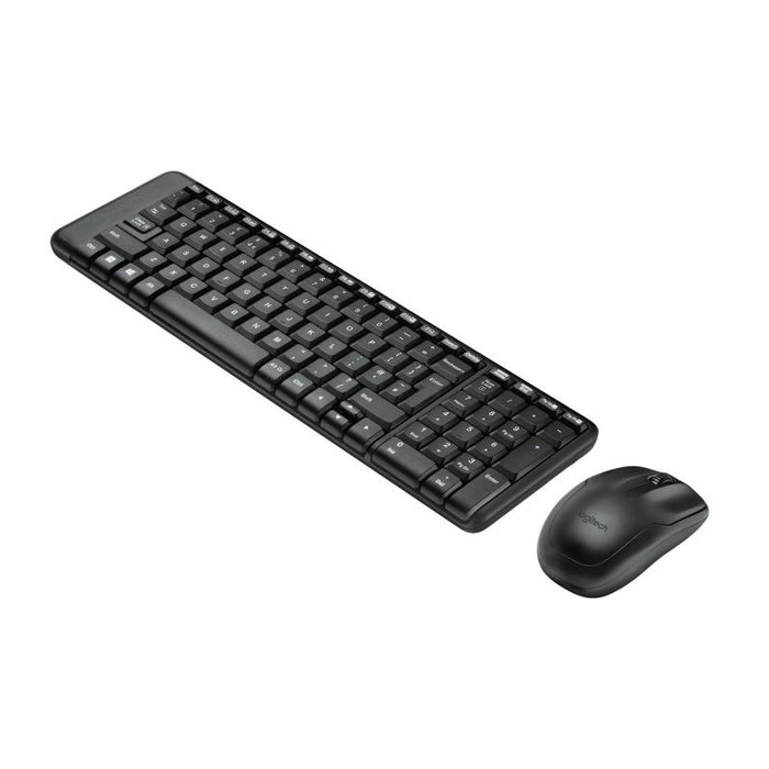 Logitech MK220 Combo Clavier et Souris sans fil Noir QWERTY US