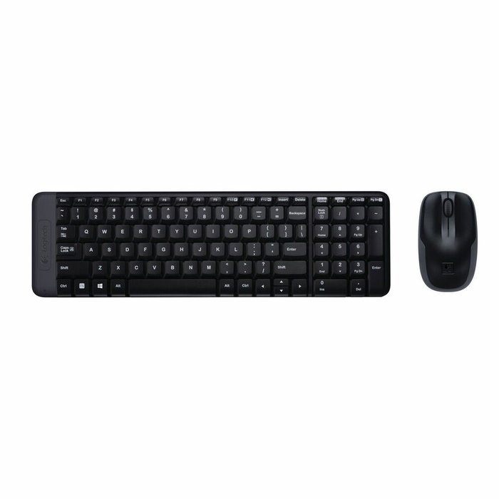 Logitech MK220 Combo Clavier et Souris sans fil Noir QWERTY US