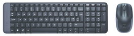 Logitech MK220 - Combo clavier et souris sans fil compact pour Windows - Connexion 2.4 GHz avec récepteur USB Unifying - Souris sans fil - Autonomie 24 mois - Pour PC/Portable