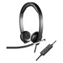 Logitech H650e Casque USB Stéréo Noir et Argent