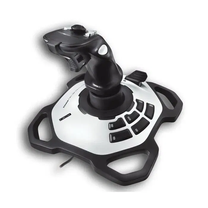 Logitech G Extreme 3D Pro S - Joystick de jeu filaire pour PC et Mac - Prise USB - 12 boutons programmables - Manche rotatif et gâchette rapide - Noir