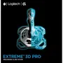 Logitech G Extreme 3D Pro S - Joystick de jeu filaire pour PC et Mac - Prise USB - 12 boutons programmables - Manche rotatif et gâchette rapide - Noir