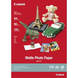 Canon Papier Photo Mat MP-101 A4 170g/m², 50 feuilles