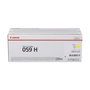 Canon Cartouche de Toner 059 H Y jaune