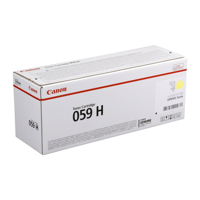 Canon Cartouche de Toner 059 H Y jaune