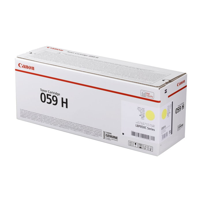 Canon Cartouche de Toner 059 H Y jaune