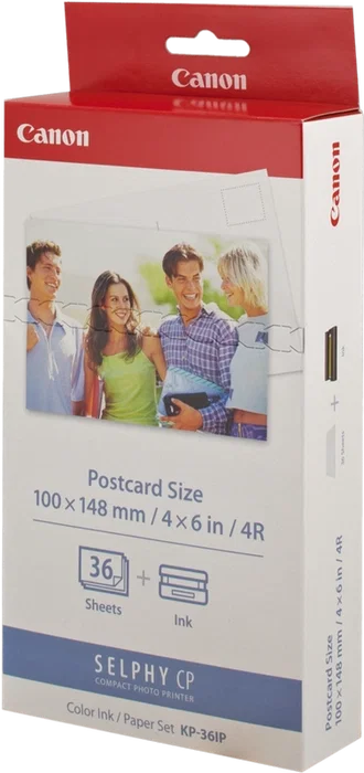 Canon Papier photo KP-36 pour imprimante jet d'encre 10x15 cm, 7737A001