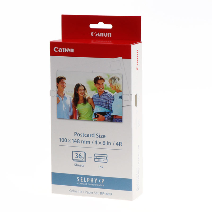 Canon KP-36IP Jeu d'encre et papier 36 impressions 100 x 148 mm Canon KP-36IP Jeu d'encre et papier 36 impressions 100 x 148 mm