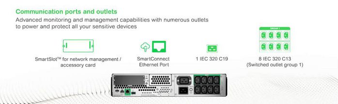 APC Smart-UPS SMT3000RMI2UC 2U Rack 3000VA/2700W