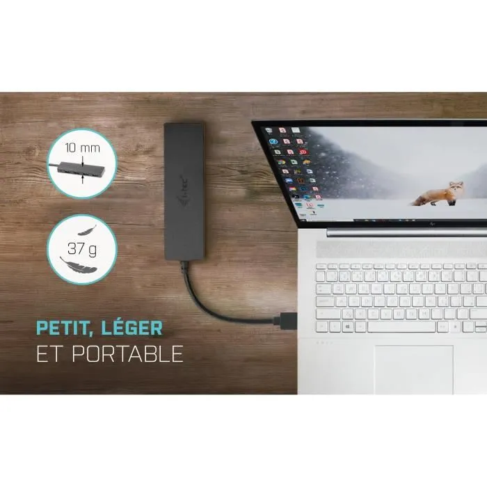 i-Tec C31HUB404 Hub USB-C avec 4 ports USB 3.0