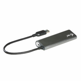 I-tec Hub USB 3.0 Série METAL avec 4 ports et adaptateur secteur