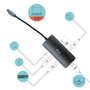 I-tec Docking Station USB-C + Power Delivery - Hub 3x USB 3.0, HDMI 4K, SD/microSD - Compatible PC, Mac, Android