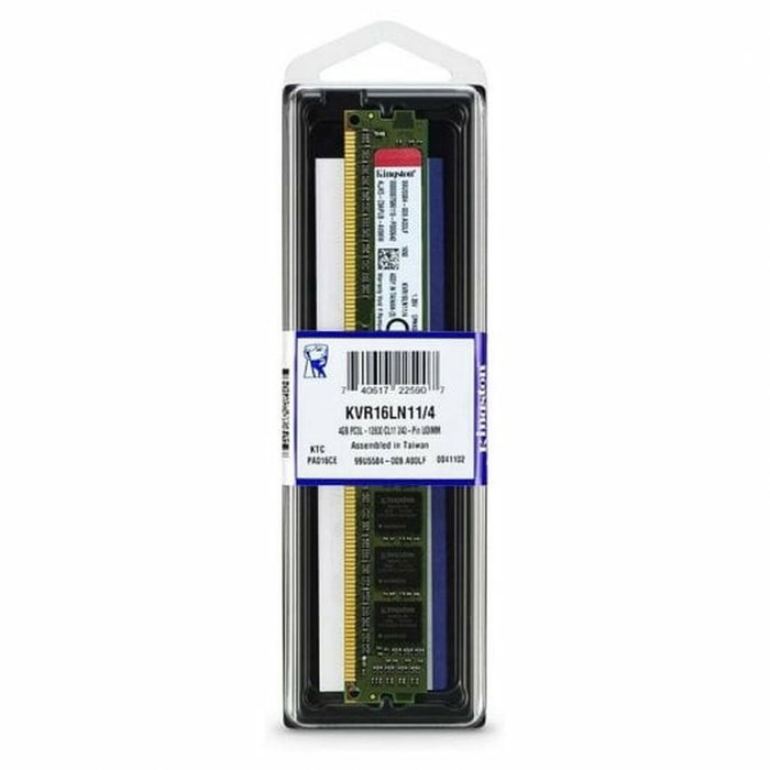 Mémoire RAM Kingston KVR16LN11/4 4 GB DDR4 DDR3L 1600 mHz CL11