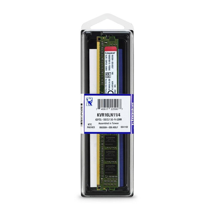 Mémoire RAM Kingston KVR16LN11/4 4 GB DDR4 DDR3L 1600 mHz CL11