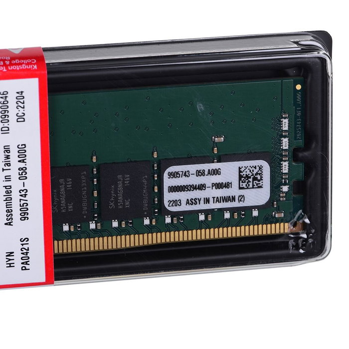Mémoire RAM Kingston KVR32N22S8/16 16 GB DDR4 3200 MHz CL22