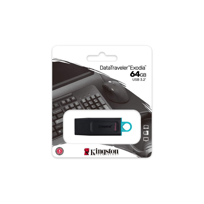 Clé USB Kingston Exodia Noir 64 GB