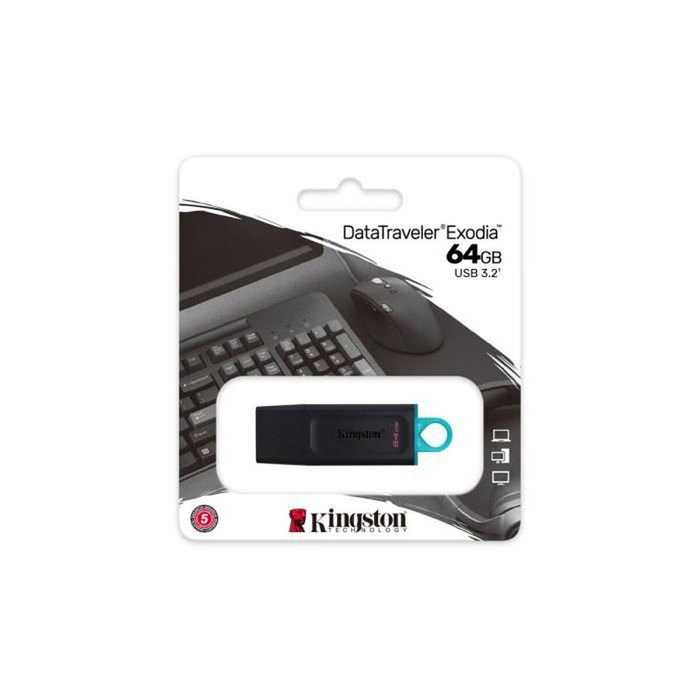 Clé USB Kingston Exodia Noir 64 GB