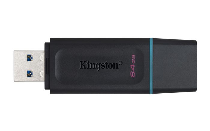 Kingston DataTraveler Exodia Clé USB 64GB, USB 3.2 Gen 1, avec anneau pour porte-clés et capuchon de protection