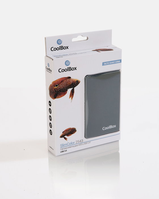 Coolbox Coo - SCG2543 - 8 - Carcasse pour disque dur HDD et SSD 2.5 pouces, USB 3.0, montage sans vis