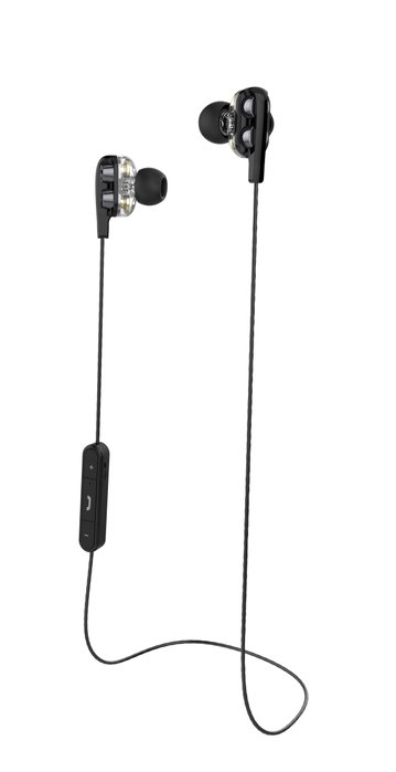 Coolbox Écouteurs Intra Bluetooth Dual Driver CoolTwin - Casque Filaire Sans Fil Sport avec Micro Main Libre - Autonomie 4h Coolbox Écouteurs Intra Bluetooth Dual Driver CoolTwin - Casque Filaire Sans Fil Sport avec Micro Main Libre - Autonomie 4h