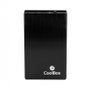 Coolbox Carcase Disque Dur HDD 3.5 Pouces USB 3.2 Noir Aluminium pour 1 Disque SATA jusqu'à 8 To