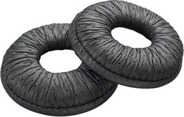 Poly - Coussinets d'oreille en cuir synthétique, lot de 2 unités pour casque W740 / W745