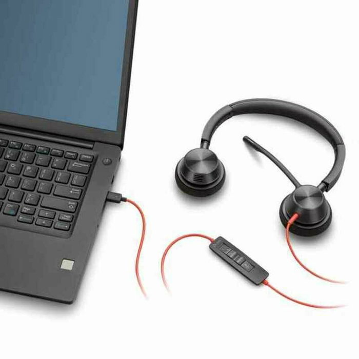 Poly Blackwire 3320, USB-A, Noir Poly Blackwire 3320, USB-A, Noir
