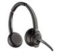 Poly Savi 8220 UC - Casque stéréo sans fil DECT avec connectivité triple pour PC, Mac et téléphone