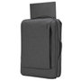 Targus Sac à dos convertible Cypress 15.6 pouces - Fabriqué avec matériaux recyclés EcoSmart - Compartiment laptop rembourré - Gris - 32 x 10.5 x 48.5 cm