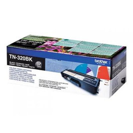 Brother TN-320BK - Cartouche d'encre noire TN320 compatible pour imprimante laser - Référence TN320BK