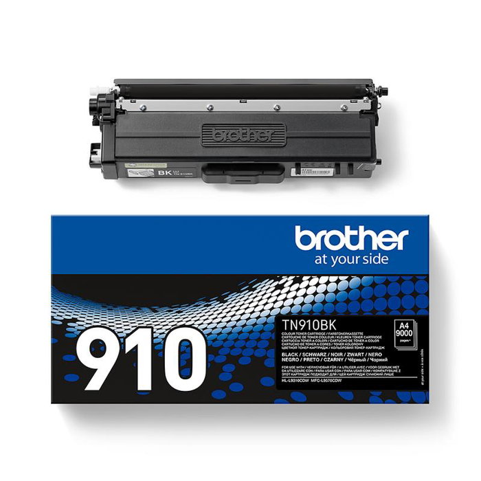 Brother TN-910BK Toner Noir TN-910 pour Imprimante Laser - Cartouche d'Encre Compatible