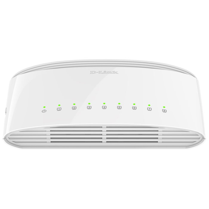 D-Link Switch 8 Ports Gigabit 10/100/1000 Mbps de Bureau Auto-uplink MDI/MDI-X D-Link Switch 8 Ports Gigabit 10/100/1000 Mbps de Bureau Auto-uplink MDI/MDI-X