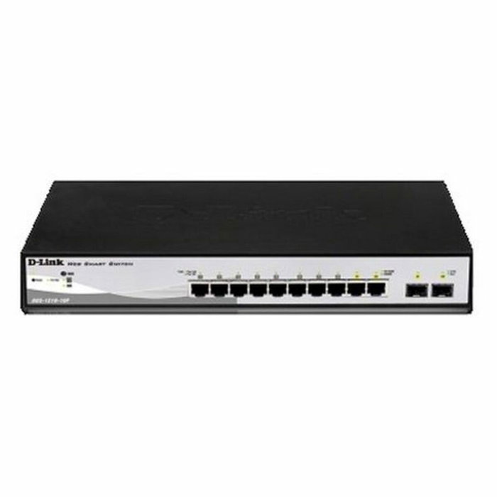 D-Link Switch 8 ports 10/100/1000 PoE + 2 ports SFP Smart Layer 2 D-Link Switch 8 ports 10/100/1000 PoE + 2 ports SFP Smart Layer 2