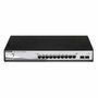 D-Link Switch 8 ports 10/100/1000 PoE + 2 ports SFP Smart Layer 2