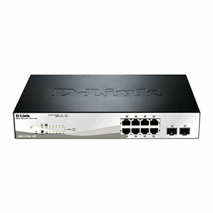 D-Link Switch 8 ports 10/100/1000 PoE + 2 ports SFP Smart Layer 2 D-Link Switch 8 ports 10/100/1000 PoE + 2 ports SFP Smart Layer 2